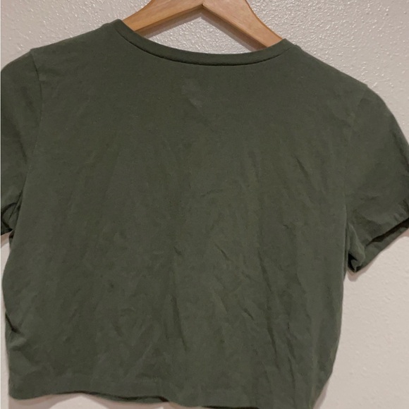 Wild Fable Forest Green Crop Top - Picture 7 of 9